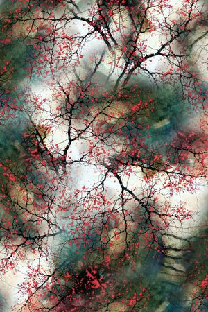 乱花印花华亿平台图片