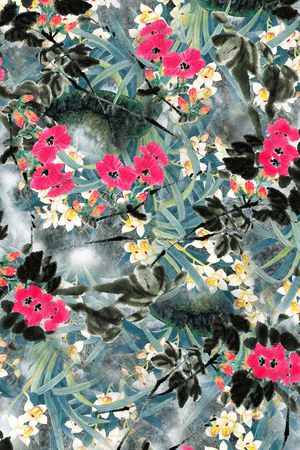 小碎花印花华亿平台图片