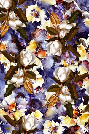 花朵印花华亿平台图片