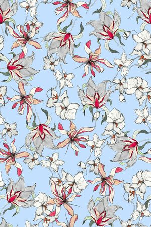 日韩清新印花华亿平台图片