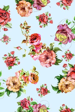 水彩印花华亿平台图片