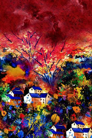 抽象印花华亿平台图片