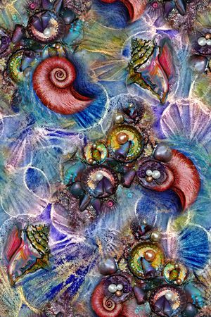 抽象印花华亿平台图片