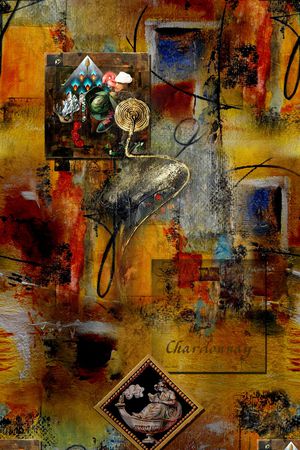 抽象印花华亿平台图片