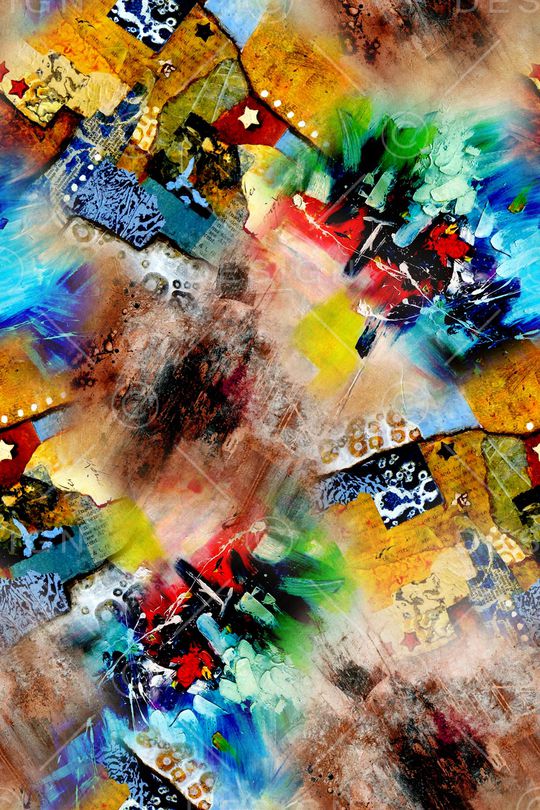 抽象印花华亿平台图片