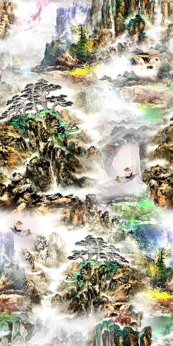 山水印花华亿平台图片