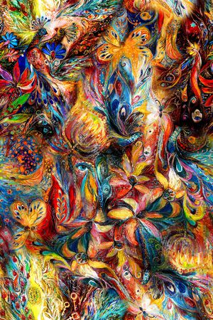 抽象印花华亿平台图片