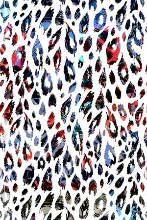 豹纹印花华亿平台图片