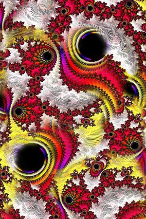 抽象印花华亿平台图片