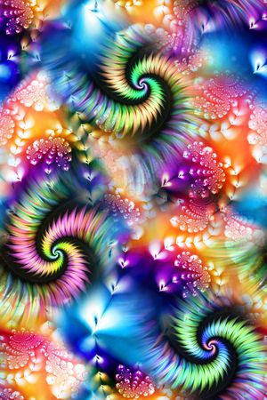 抽象印花华亿平台图片