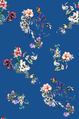 民族风格印花华亿平台图片