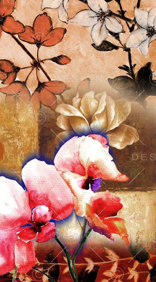 花朵印花华亿平台图片