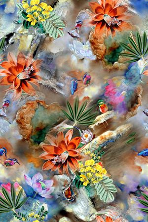 休闲印花华亿平台图片