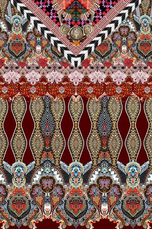 民族风印花华亿平台图片