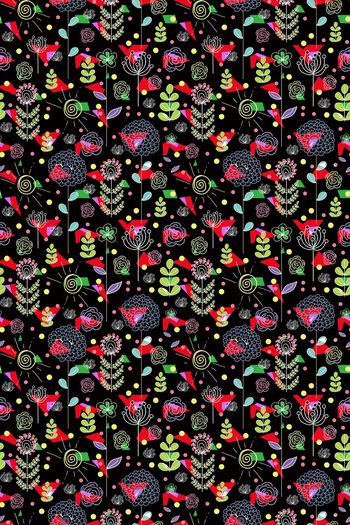 832053-趣味几何花朵植物