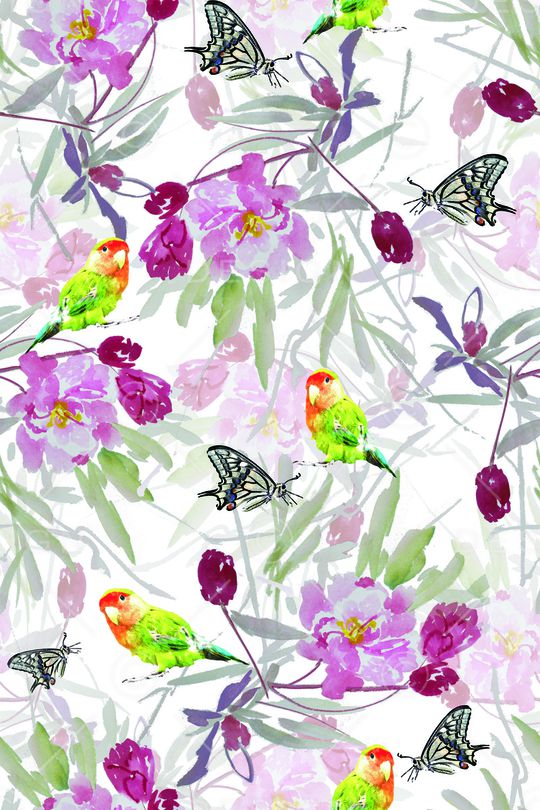 花朵印花华亿平台图片