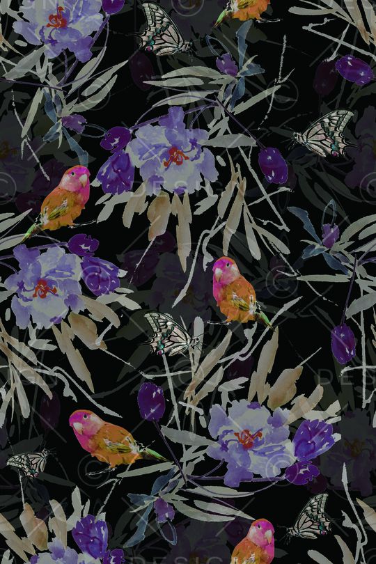 花朵印花华亿平台图片