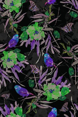 花朵印花华亿平台图片