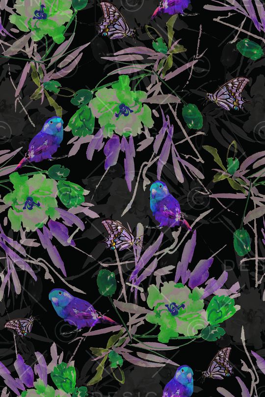 花朵印花华亿平台图片