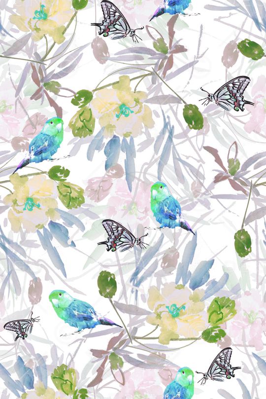 花朵印花华亿平台图片