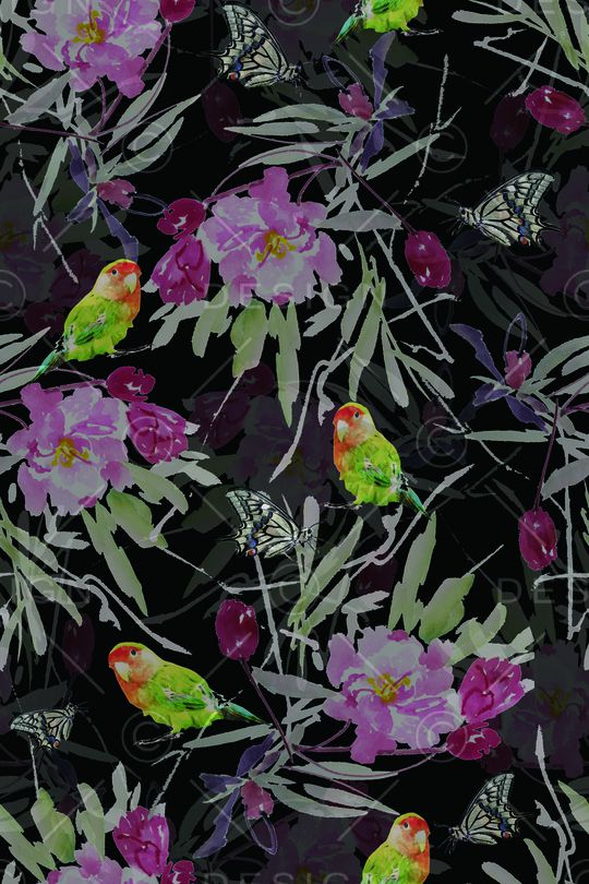 花朵印花华亿平台图片