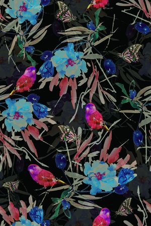 花朵印花华亿平台图片