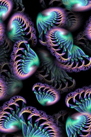 抽象印花华亿平台图片