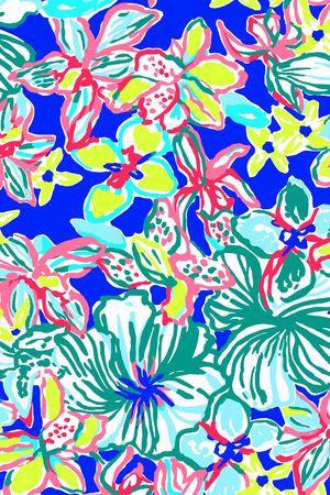 乱花印花华亿平台图片