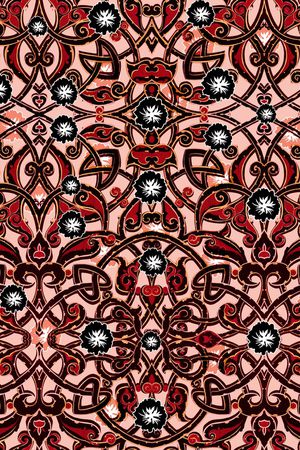 欧美纹样印花华亿平台图片