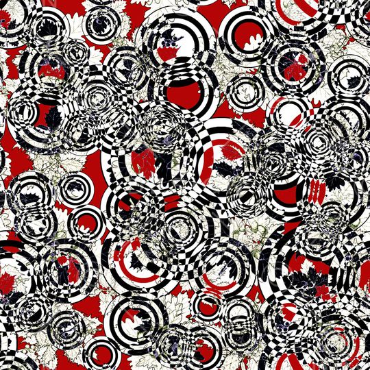 抽象印花华亿平台图片