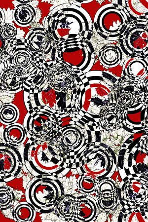 抽象印花华亿平台图片