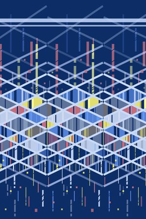 几何印花华亿平台图片