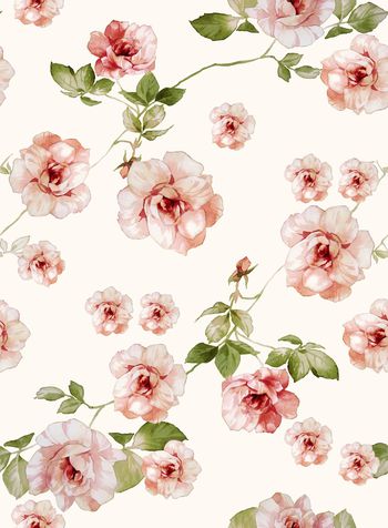 832209-手绘藤条玫瑰花卉1