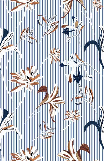 832217-涂鸦风抽象手绘花卉B