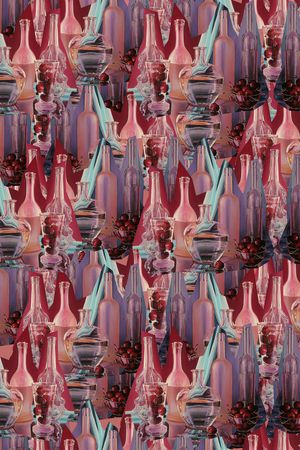 复古印花华亿平台图片