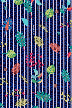 条纹印花华亿平台图片