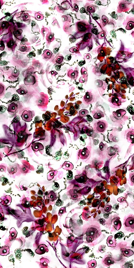 碎花印花华亿平台图片