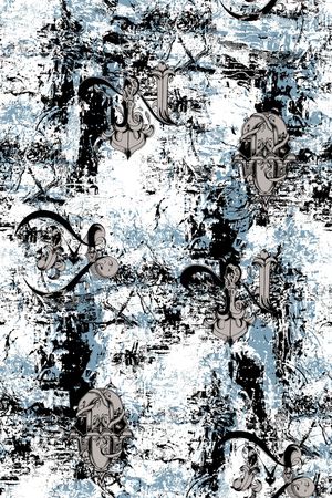 抽象纹理印花华亿平台图片