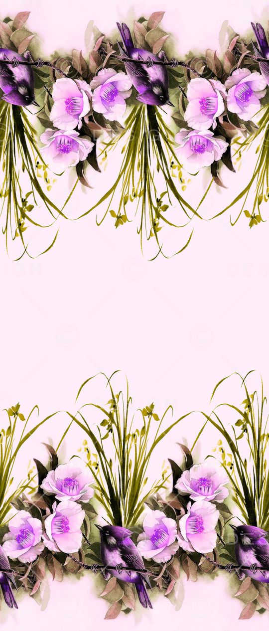 花鸟印花华亿平台图片