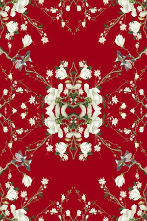 乱花印花华亿平台图片