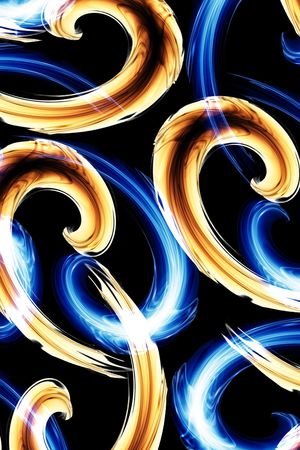 不规则几何印花华亿平台图片