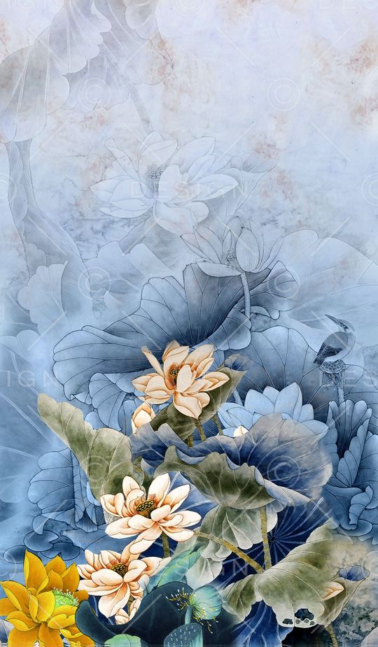 中国风印花华亿平台图片