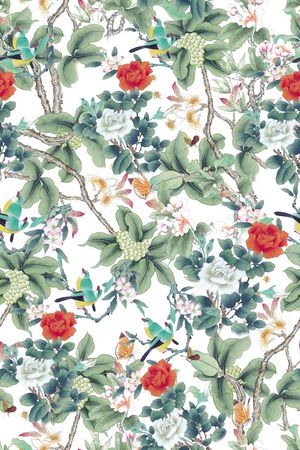 花朵印花华亿平台图片