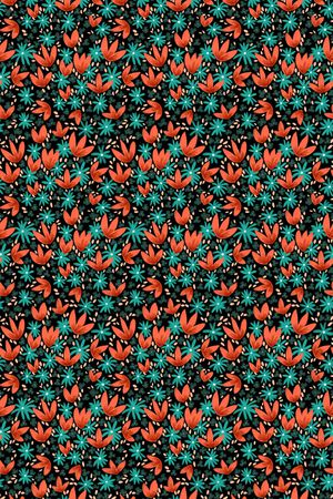 日韩清新风格印花华亿平台图片