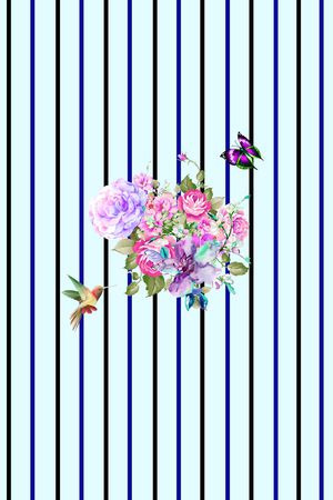 鸟印花华亿平台图片