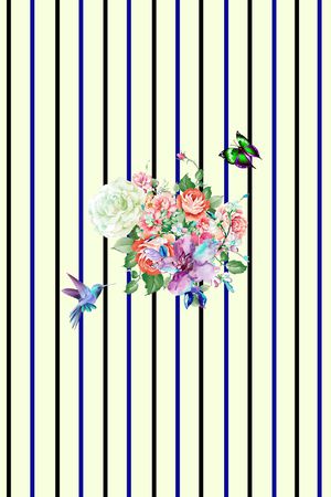 鸟印花华亿平台图片