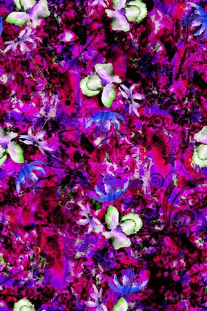 小碎花印花华亿平台图片