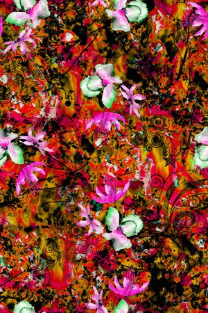 小碎花印花华亿平台图片