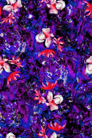 小碎花印花华亿平台图片