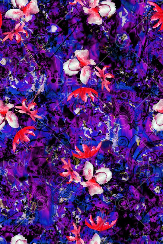 小碎花印花华亿平台图片